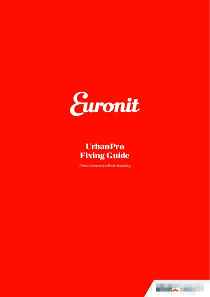 Euronit UrbanPro Fixing Guide